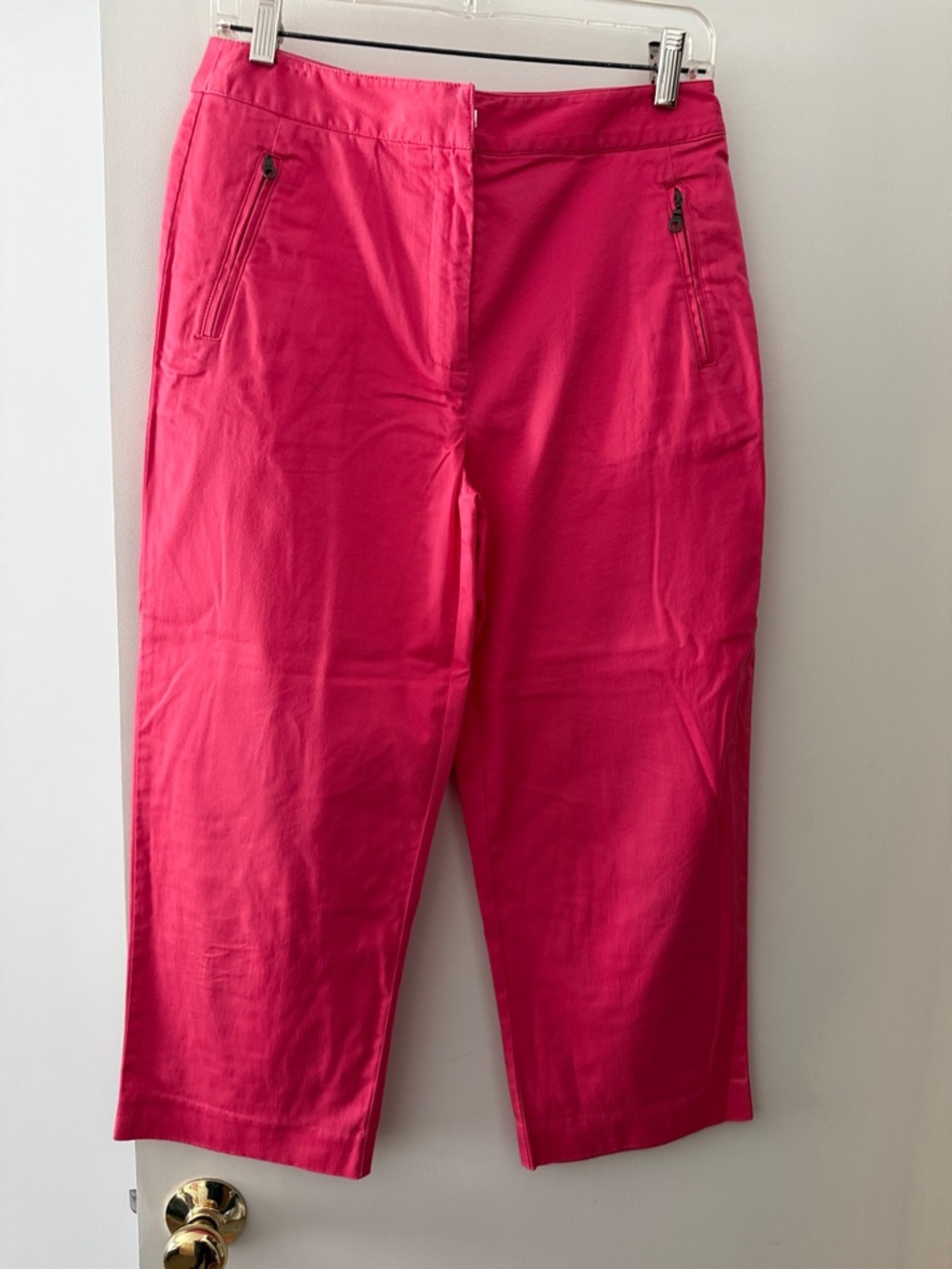 Talbots Hot Pink Cropped Pants